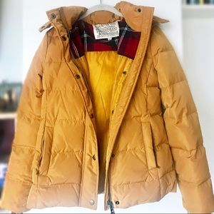 Jack Wills Mustard Puffer Coat!🍁❄️